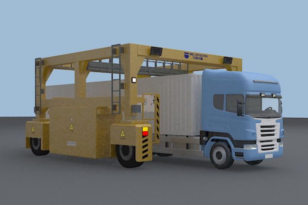 IWILDT? AN-48003200HMS液壓傳動(dòng)自行走集裝箱X光掃描系統(tǒng)