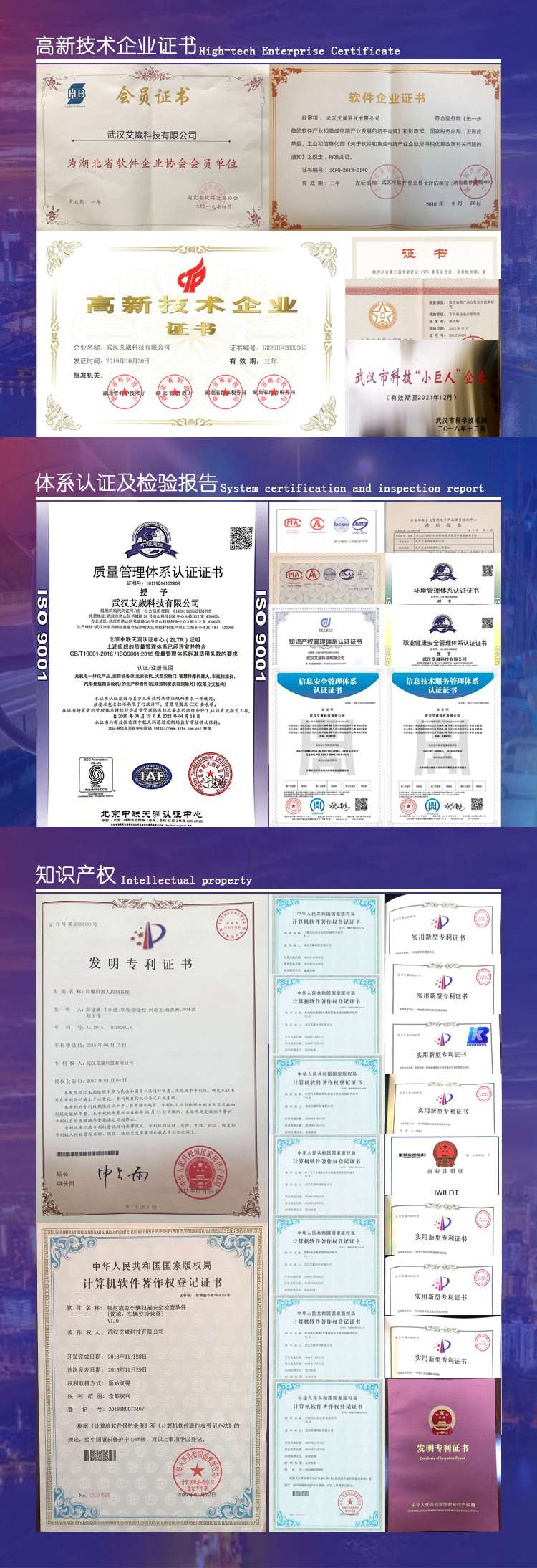 武漢艾崴榮獲高新企業(yè)技術(shù)認證